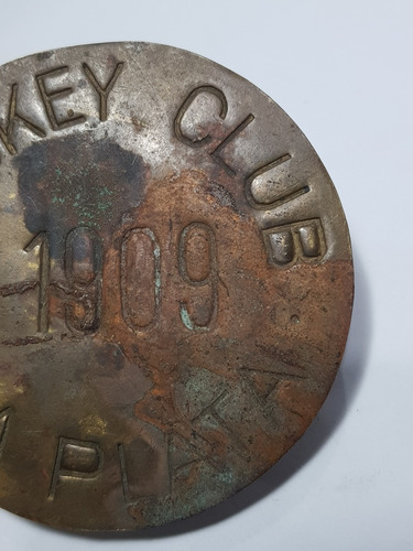 Imagen 4 de 5 de Antiguo Pin Cucarda Jockey Club Laplat Hípica 1900 Mag 59062