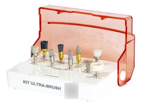 Kit Escova Alto Brilho Ultra Brush American Burrs