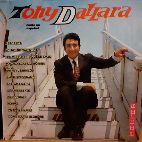 Tony Dallara Canta En Español Tapa 8 Vinilo 10 