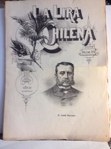 La Lira Chilena Núm. 39  Año 1900Publicación Literaria