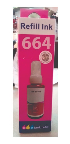 Imagen 4 de 5 de Tinta Para Impresoras Dye Serie L Modelo 664 Genérica Cmyk