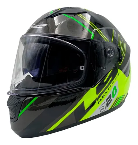 Casco Moto Ls2 Integral 320 Stream Evo Sche Doble Visor Dafy