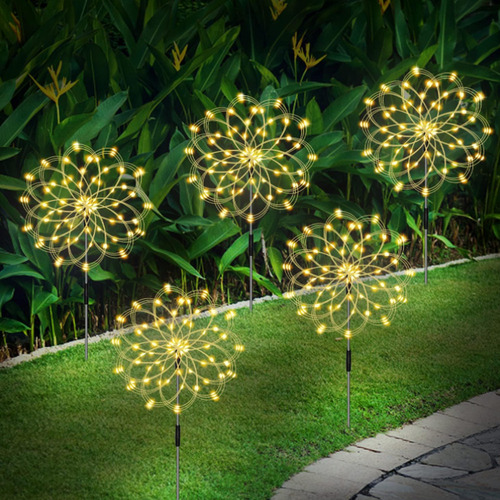 Luces Solares Impermeables Para Fuegos Artificiales, Guirnal