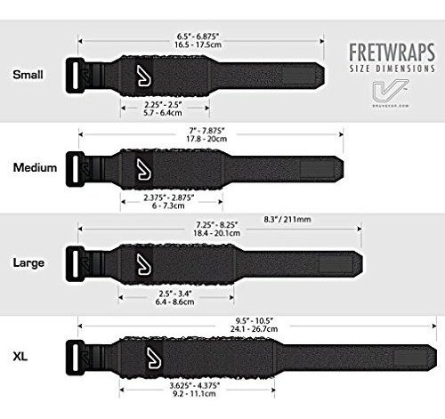 Ensordecedor De Cuerdas Para Guitarras Gruv Gear Fretwraps N