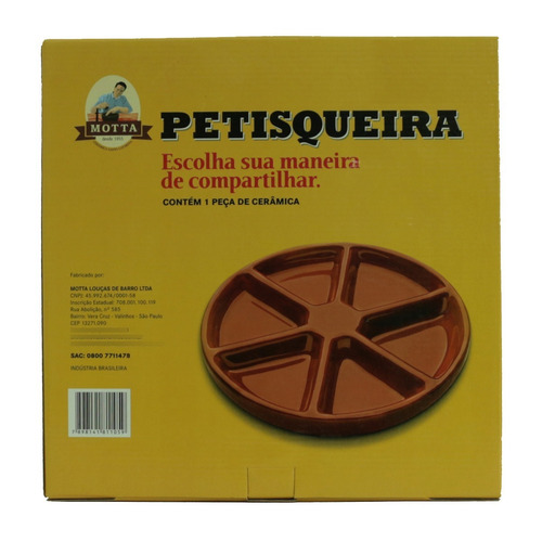 Imagem 3 de 7 de Petisqueira De Barro 6 Divisões