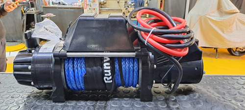 Malacate Sacapeludo 10.000 Lbs Cuerda Sintetica 12v