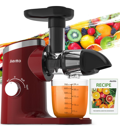 Aeitto Juicer Machines Prensado En Frío, Exprimidor De Masti