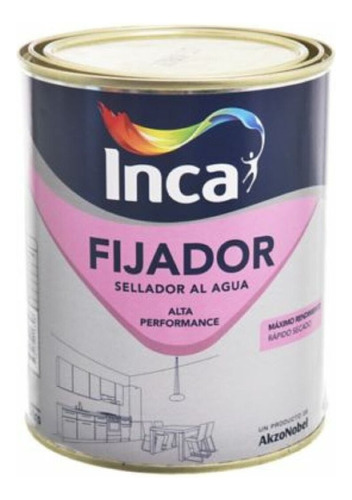 Fijador Sellador Al Agua Inca Alta Performance 1 Lt. 