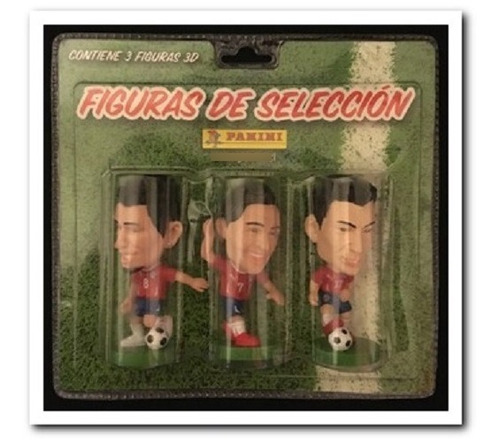 Pack 4 Futbolistas Selección Chilena, 7x3 Cms. Aprox Sellado