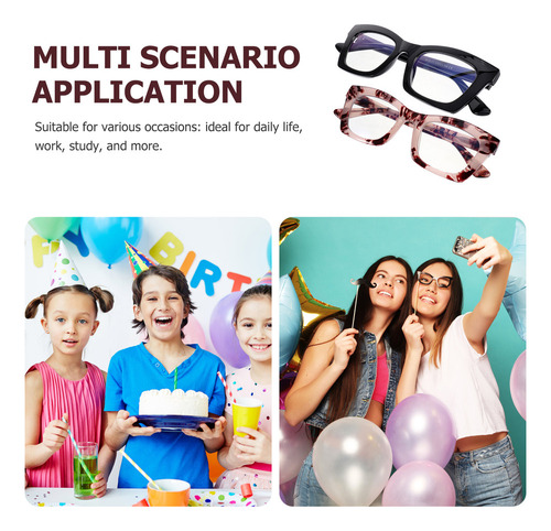 Gafas Ópticas Retro, 2 Unidades, Gafas Decorativas Para Homb