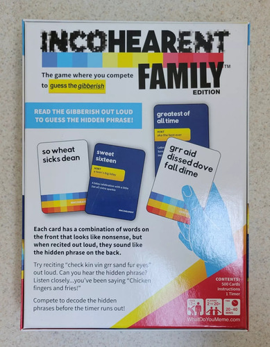 ¿qué Haces Meme? Incohearent Family Edition - Juegos Para...