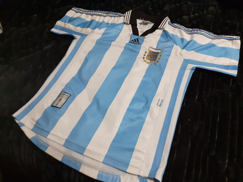 Camiseta Selección Argentina .año 1998 Titular (Usado)
