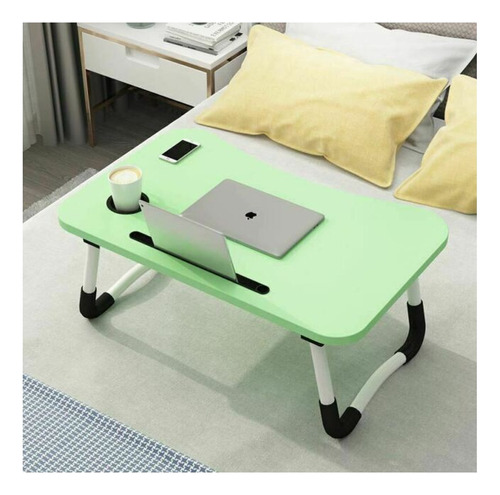 Mesa Computador Cama  Ranura Para Celular Table Y Para Vaso