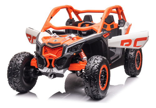 Montable Eléctrico Para Niños Aeiou Can-am Kdca001 Color Naranja