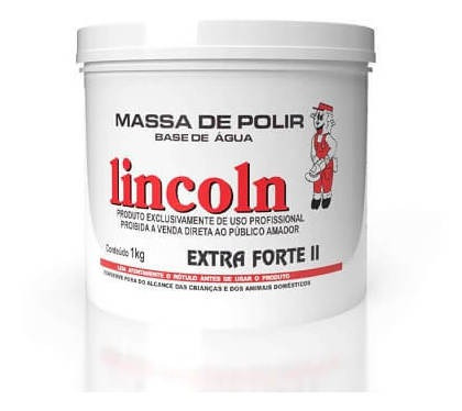 Massa De Polir Nº 2 Extra Forte 1kg - Lincoln