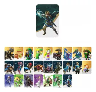 Troque 24 Cartões Amiibo Nfc Para Zelda Breath Of The Wild