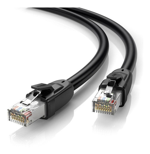 Imagen 1 de 1 de Cable De Red Ugreen Nw121 Cat8 De Rj45 A Rj45 20 Metros