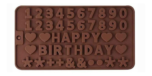 Moldes Chocolate Moldes De Silicona Letras Números Signos 