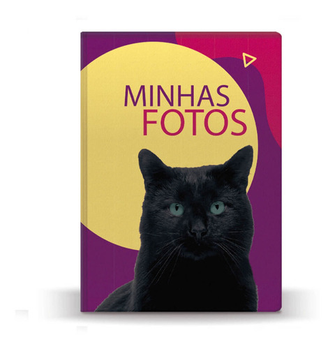 Álbum De Fotos Pet Cat Preto P/ 500 Fotos 10x15
