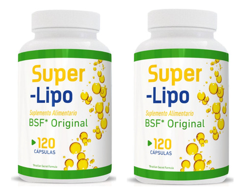 Super Lipo Suplemento Alimentario Bsf Original Perder Pes X2