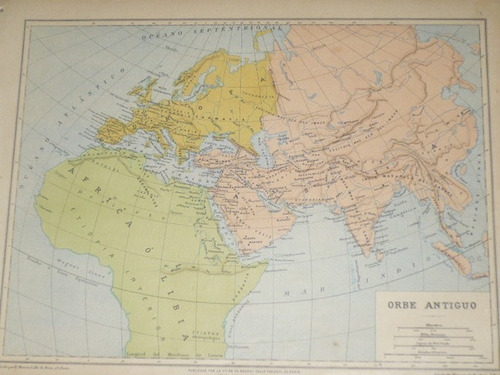 Mapa Antiguo De 