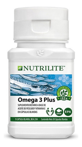 Omega 3 A Base De Pescado Y Vitamina E Sin Sabor