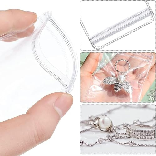 Bolsas De Joyería Transparentes Ziplock 100 Uds 4 X 6 Cm