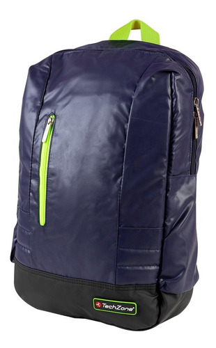 Techzone Backpack Para Laptop 15.6 Contra Agua Color Azul marino