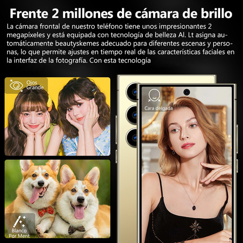 Android Celulares S2 S25 Ultra 6.56 Pulgadas Barato Ram2gb Y Rom16gb