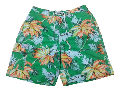 Short Bermuda De Baño Polo Ralph Laurent Americano Xl Verde