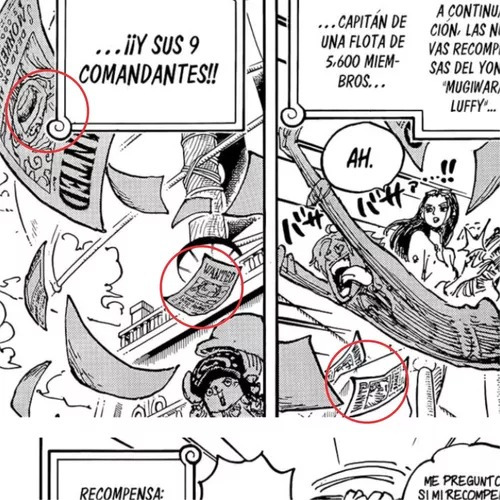 Super Mega Combo Cartel Wanted Mugiwara One Piece - Animeras