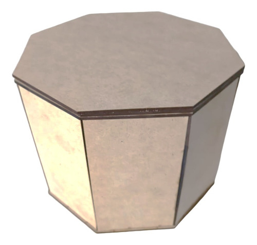 10 Caja Octagonal De Mdf De 15x15x10 Para Centro De Mesa