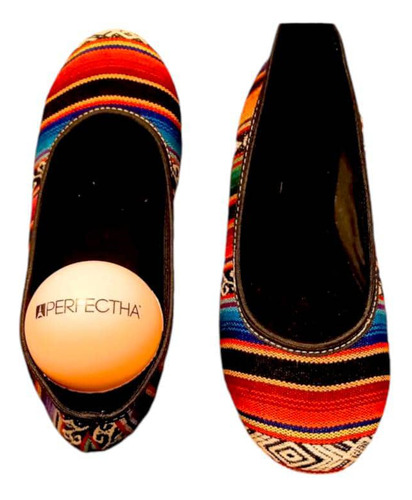 Zapatos Bailarinas Dama Textil Peruano 35