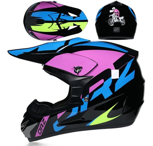 Imagen 4 de 5 de Downhill Dh Atv Quad Frenzy Am Casco Integral De Bicicleta D