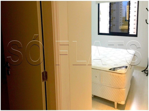 Flat Em Moema, Muito Bem Localizado, A Poucos Metros Da Av. Ibirapuera, Mobiliado - Sf33280