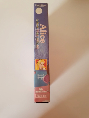 Vhs - Alice No País Das Maravilhas - Dublado
