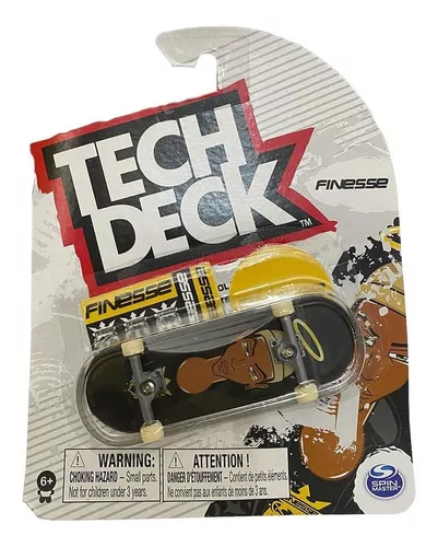 Skate De Dedo Tech Deck Profissional Sortido Com Adesivos