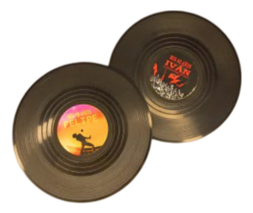 Souvenir Posa Vaso Disco Vinilo