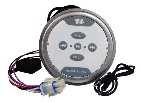 Imagem 4 de 6 de Controle Bluetooth Amplificador Hurricane Marine Som Náutico