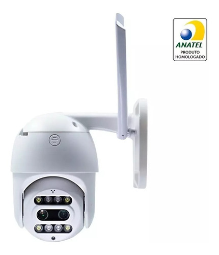 Câmera Ip Wifi Externa Auto Tracking 10x Zoom 1080p 2mp Zoom 10x 3,6mm