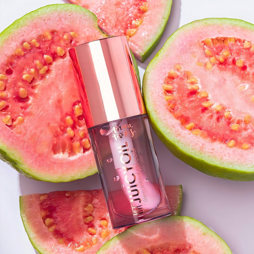 Kit Brilho Labial Hidratante Esfoliante Bruna Tavares Cor Guava
