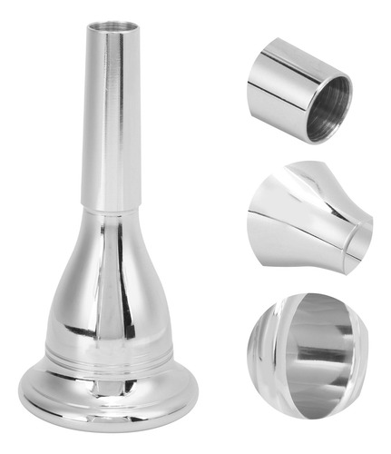 Imagen 6 de 10 de Boquilla De Cuerno Tuba 13.3mm Bajo Durable Cobre Musical