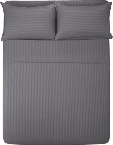 Melocotton 1800 Micro Grabada Juego de sábanas - Unidad - 4 - 1 - Matrimonial - Gris Oxford - Color - 2.6 m - 2 m - 2.6 m - 2.05 m - 70 cm - 50 cm - 200 cm - 140 cm - 25 cm