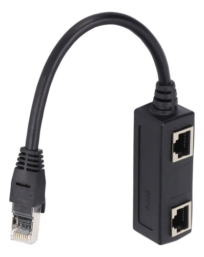 Js Divisor De Cable Ethernet Rj45, Adaptador De 1 A 2