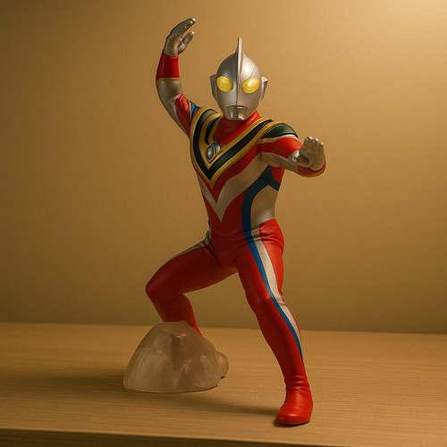 Action Figure Ultraman Gaia Tiga Heros Brave Supreme