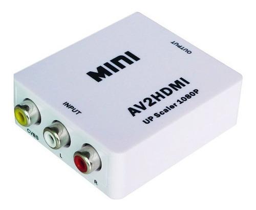 Adaptador Conversor Av Rca Análogo A Hdmi Digital