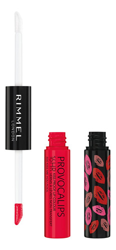 Lápiz Labial Rimmel London Provocalips, 16 Horas, A Prueba D