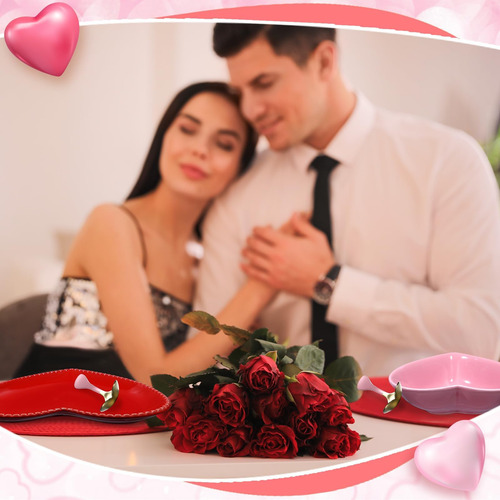 Nitial 12 Pcs Bowl Cazón Tazón En Forma De Corazón Lindo Taz