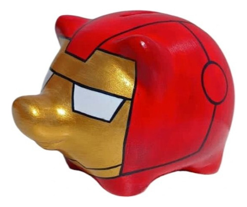 Alcancía Iron Man(chica) Iron Man Rojo