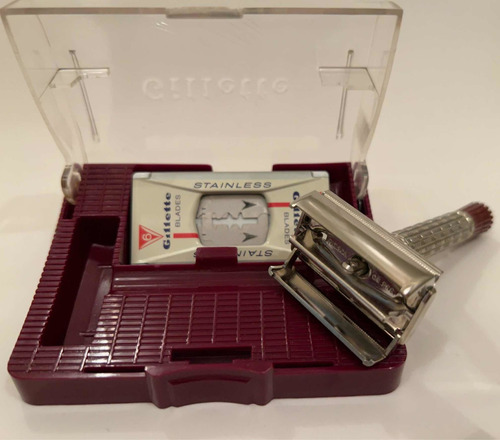 Aparelho De Barbear Gillette Redtip De Coleção